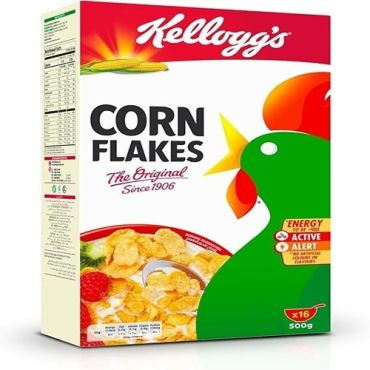 Kelloggs Corn Flakes 500 Gm Price Off, 14 Pieces Per Carton